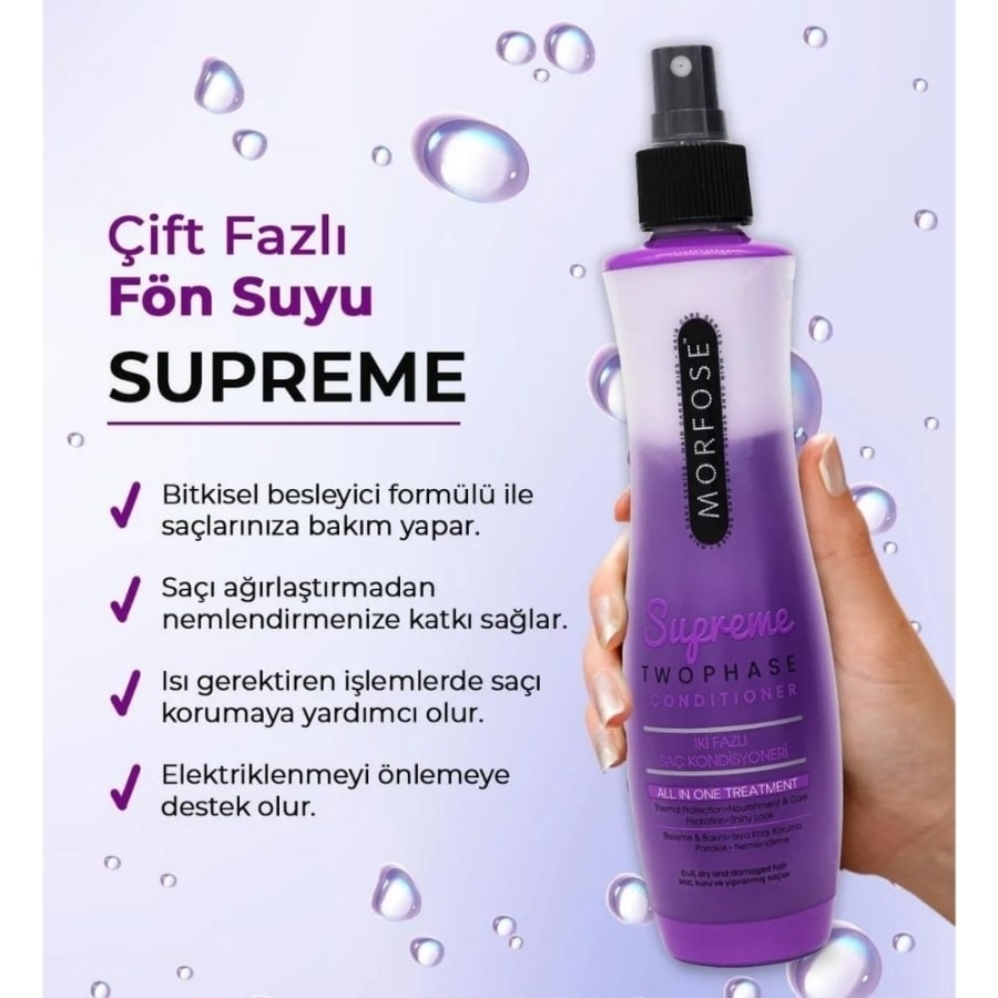 Morfose Çift Fazlı Fön Suyu Supreme 240 ml