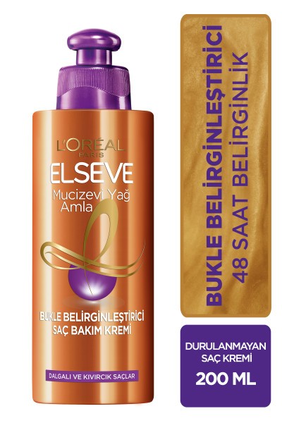 L'Oréal Paris Elseve Mucizevi Amla Yağı Bukle Belirginleştirici Saç Bakım Kremi