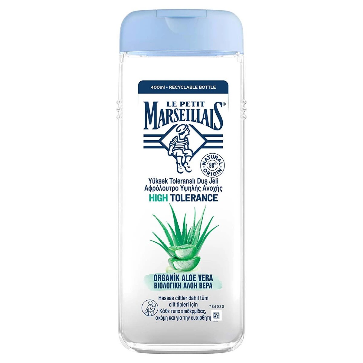 Le Petit Marseillais Hassas Ciltler İçin Nemlendirici Duş Jeli Organik Aloe Vera 400 ml