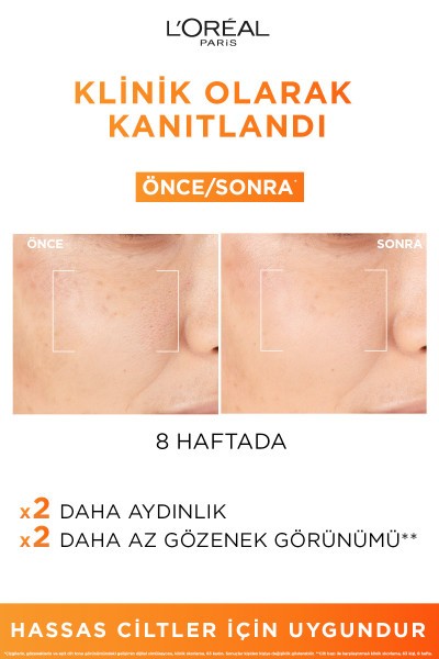 L'Oréal Paris Revitalift Clinical %12 Saf C Vitamini Aydınlatıcı, Ton Eşitleyici, Gözenek Karşıtı Serum 30 ml