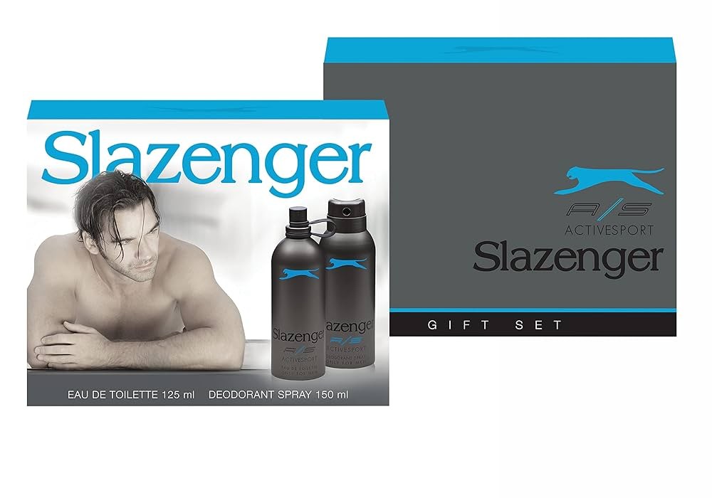 Slazenger Active Sport Mavi EDT 125 ml Erkek Parfümü + 150 ml Deodorant Seti