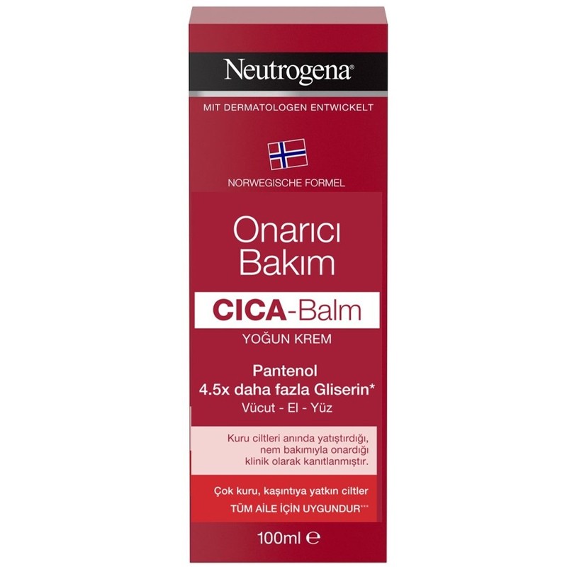 Neutrogena Onarıcı Bakım CICA-Balm Yoğun Krem 100 ml
