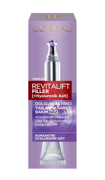 L'Oréal Paris Revitalift Filler Dolgunlaştırıcı Yaşlanma Karşıtı Göz Bakım Kremi 15ml -Hyaluronik Asit