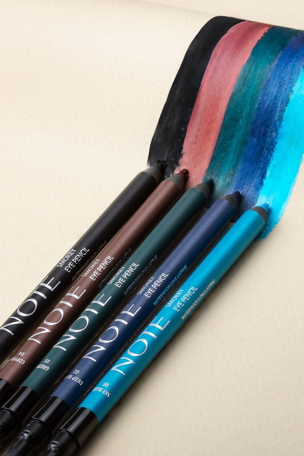 Note Smokey Eye Waterproof Aplikatörlü Göz Kalemi 04 Copper - Bakır