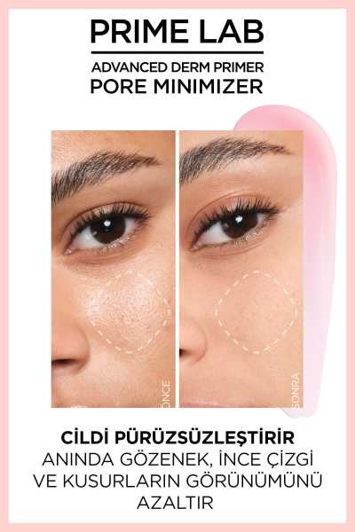 L'Oréal Paris Prime Lab Pore Minimizer Gözenek Küçültücü AHA ve BHA İçeren Primer