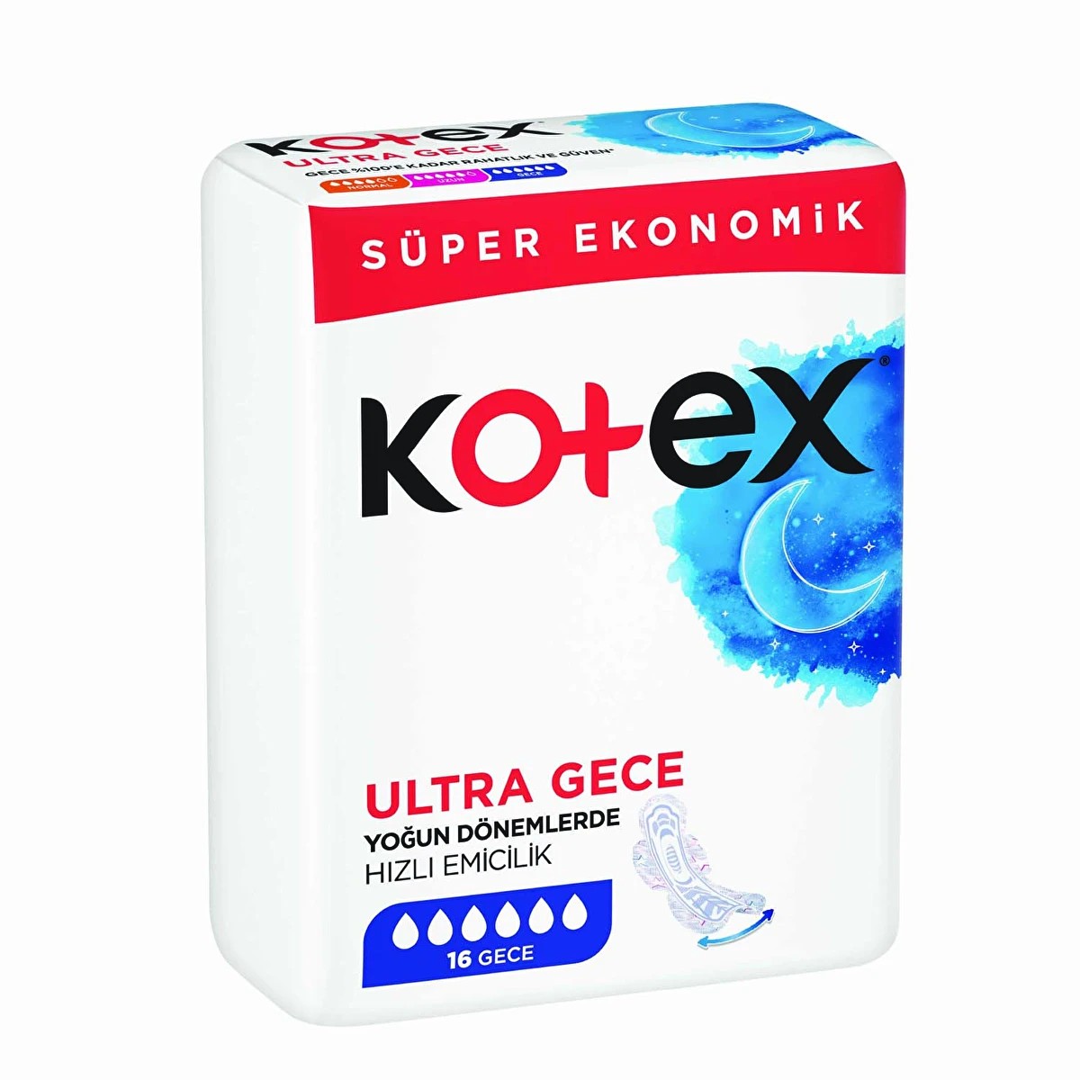 Kotex Ultra Quadro Gece 16'lı