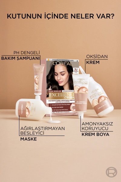 L’Oréal Paris Excellence Creme Nude Renkler Saç Boyası – 10U Nude Açık Sarı