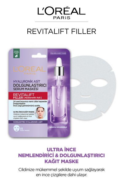 L'Oréal Paris Revitalift Filler Dolgunlaştırıcı Serum Maske