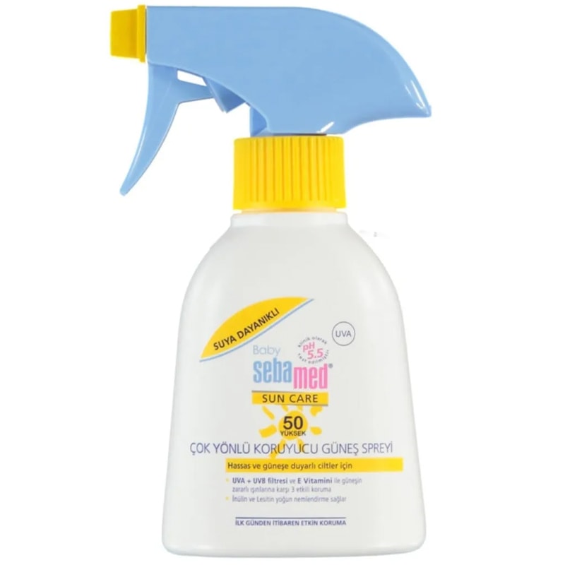 Sebamed Baby Sun Spray SPF 50 - Bebekler İçin Güneş Koruyucu Sprey 200ml