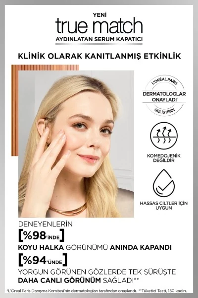 L'Oréal Paris True Match Aydınlatan Serum Kapatıcı - 1R 11 ml