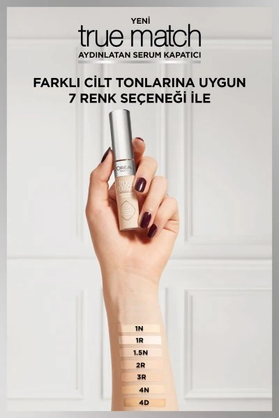 L'Oréal Paris True Match Aydınlatan Serum Kapatıcı - 1R 11 ml
