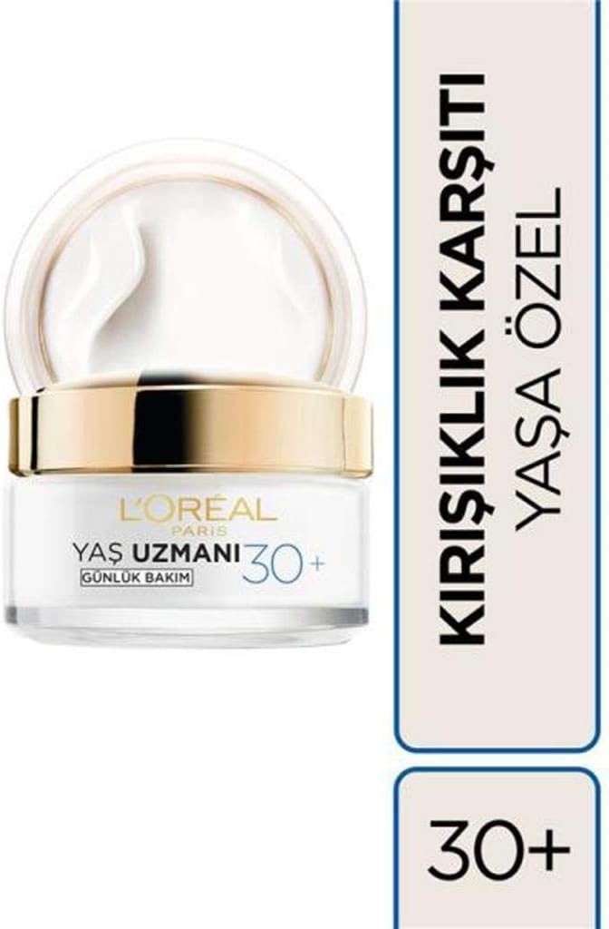 L'Oréal Paris Yaş Uzmanı 30+ Kırışıklık Karşıtı Nemlendirici Krem