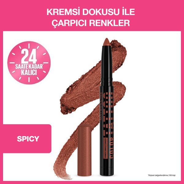 Maybelline New York Color Tattoo 24H Eye Stix - Spicy
