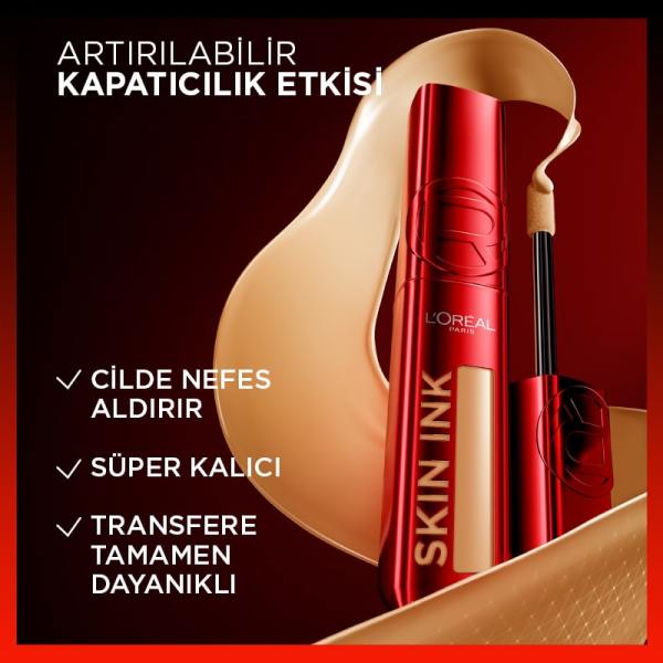 L'Oréal Paris Skin Ink Gün Boyu Kapatıcı Fondöten - Nötr Alt Ton 20