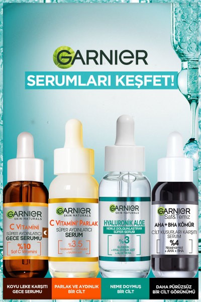 Garnier Hyaluronik Aloe Nemlendirici ve Dolgunlaştırıcı Süper Serum 30ML
