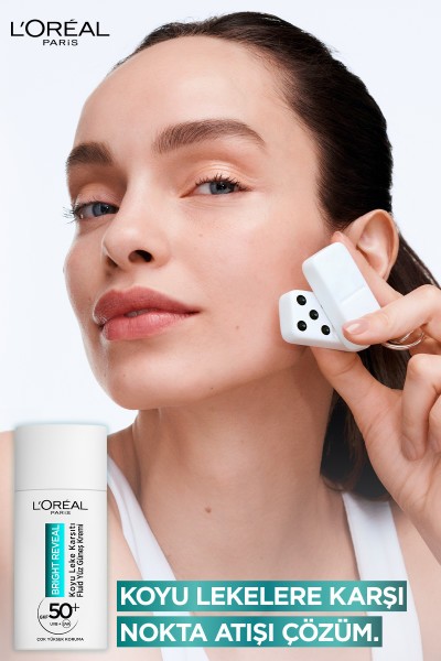 L'Oréal Paris Bright Reveal Spf 50+ Koyu Leke Karşıtı Fluid Günlük Yüz Güneş Kremi 50ml