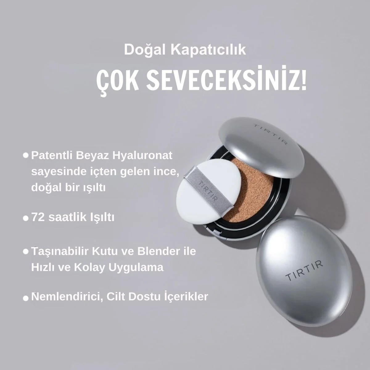 TIRTIR MASK FIT AURA CUSHION25N MOCHA 18G