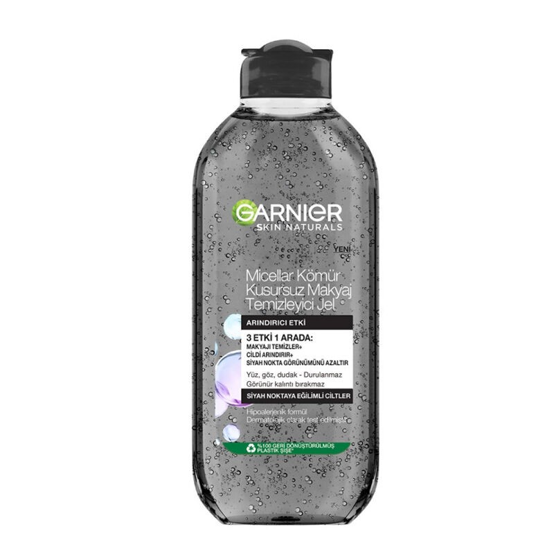 Garnier Micellar Kömür Kusursuz Makyaj Temizleyici Jel 400 ML