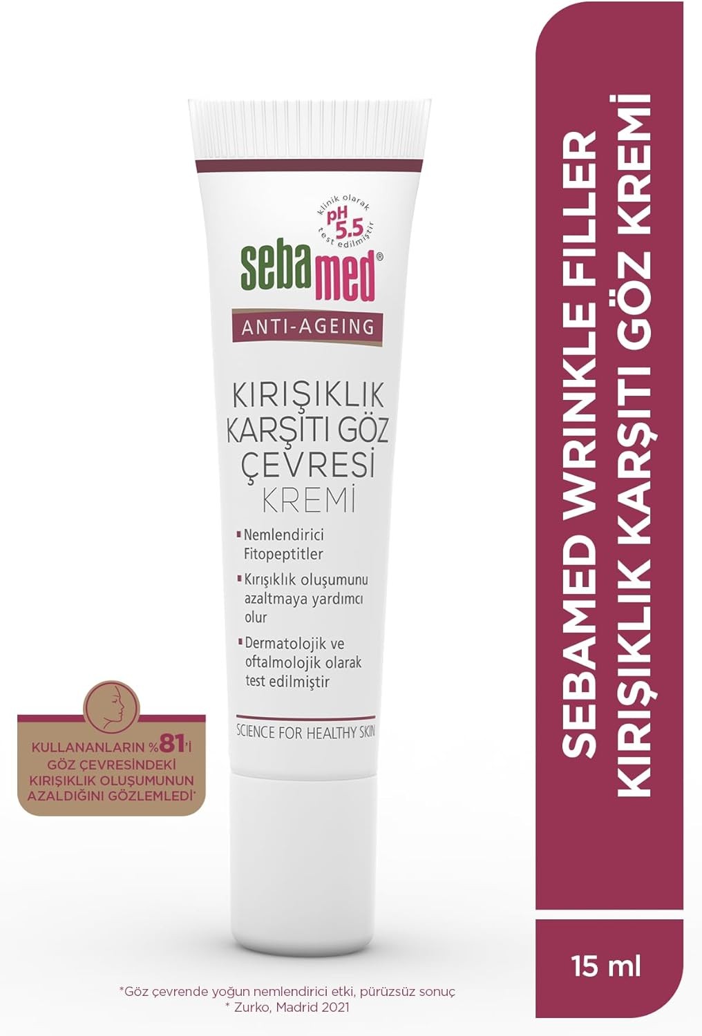 Sebamed Wrinkle Filler Eye Cream New 15 ml