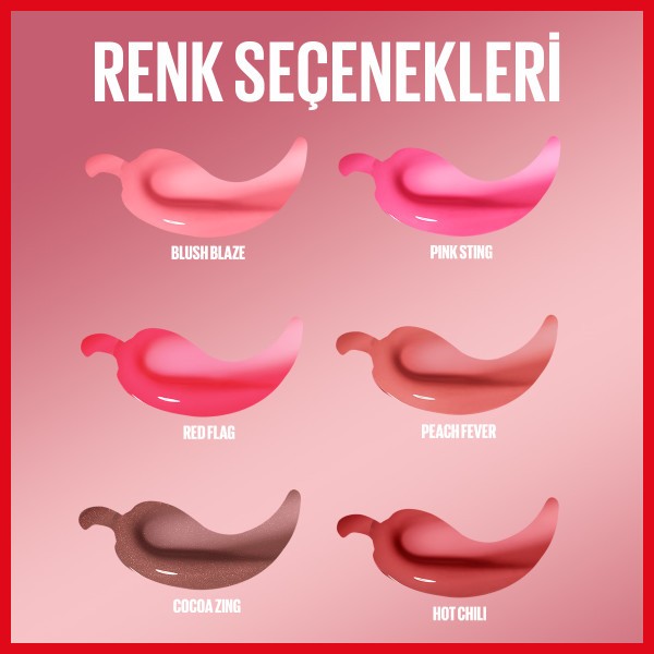 Maybelline New York Lifter Plump Dudak Parlatıcısı- 004 Red Flag