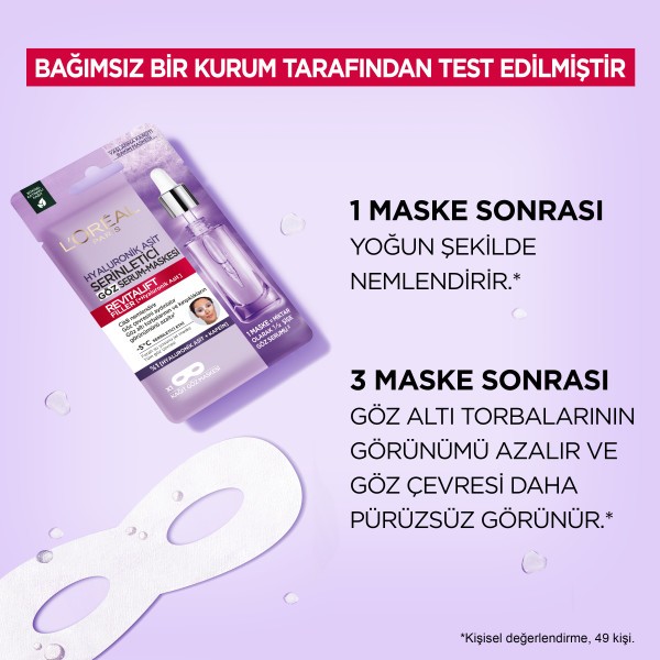 L'Oréal Paris Revitalift Filler Serinletici Göz Serum-Maskesi
