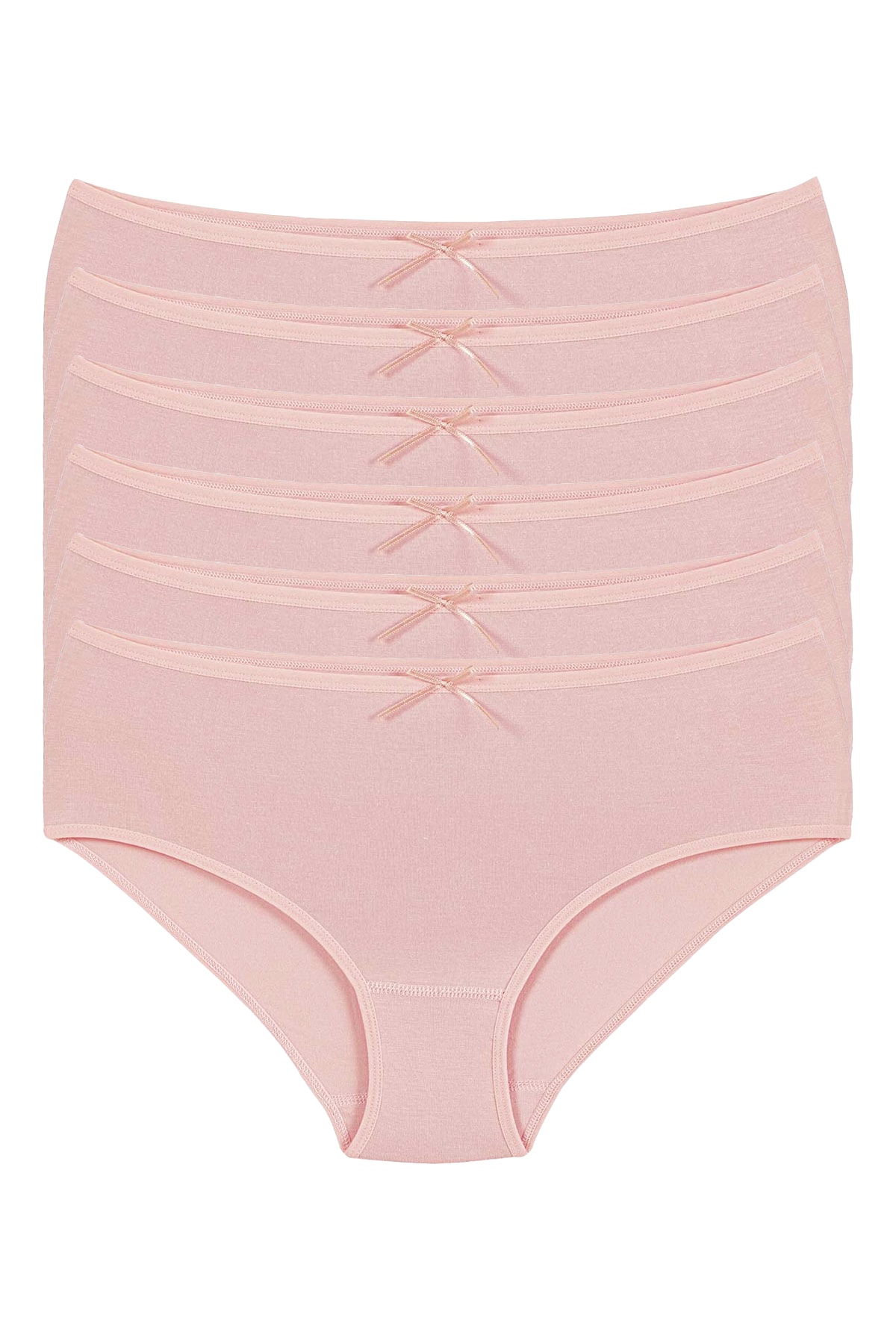 Kadın Pudra 6'lı Paket Bambu Bato Külot