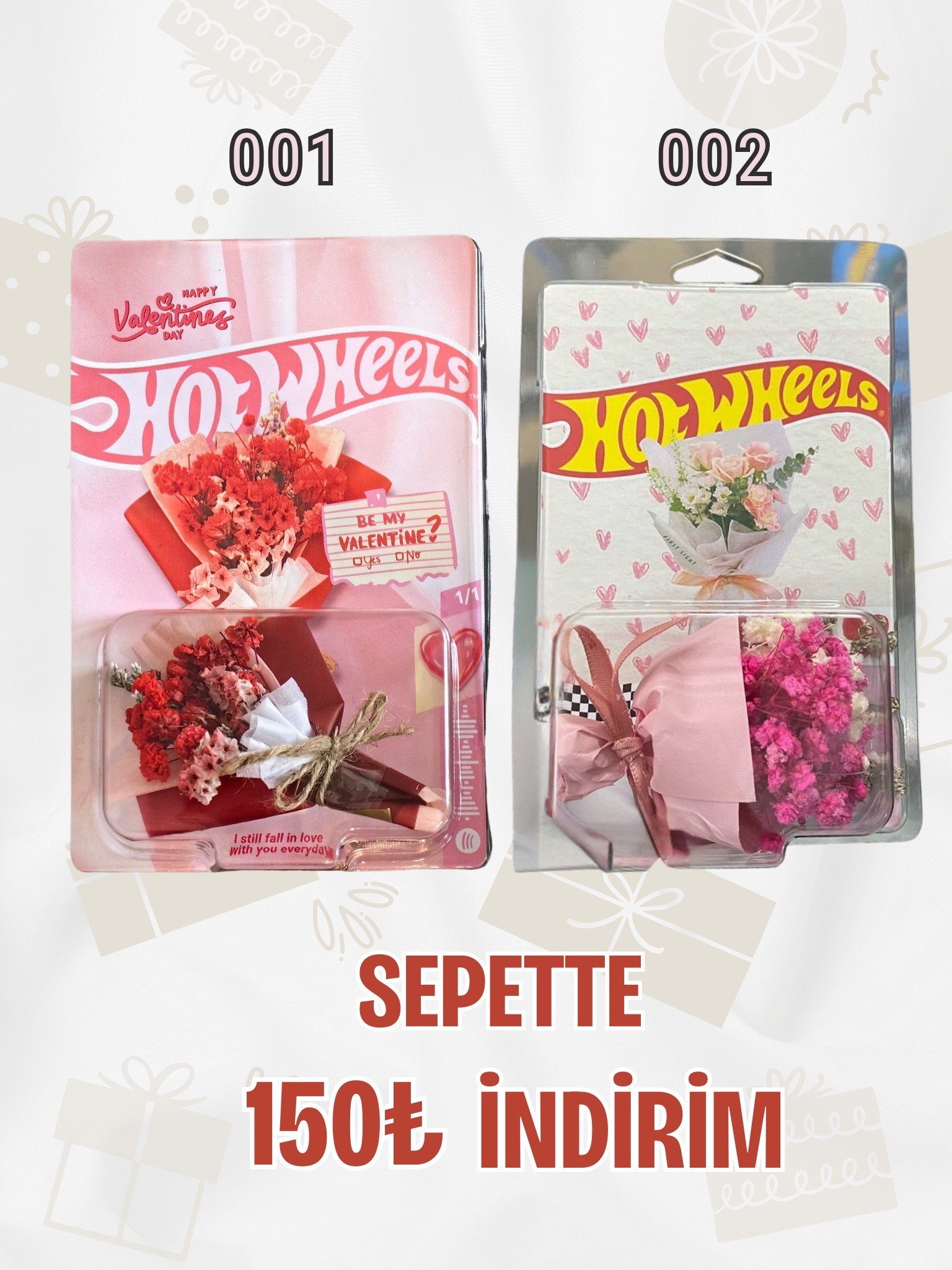 HOTWHEELS 2 ADET Mini Buket