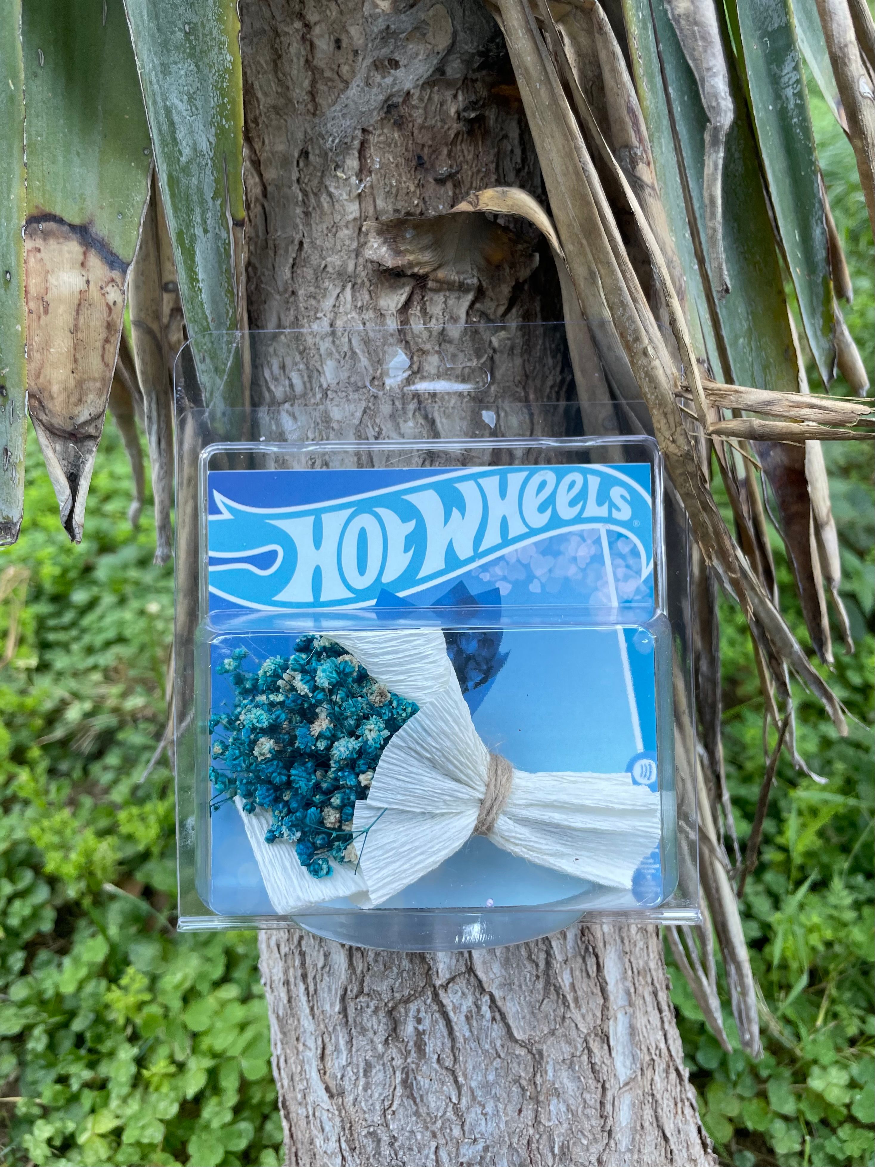 HOTWHEELS Mavi Mini Çiçek Buketi 005