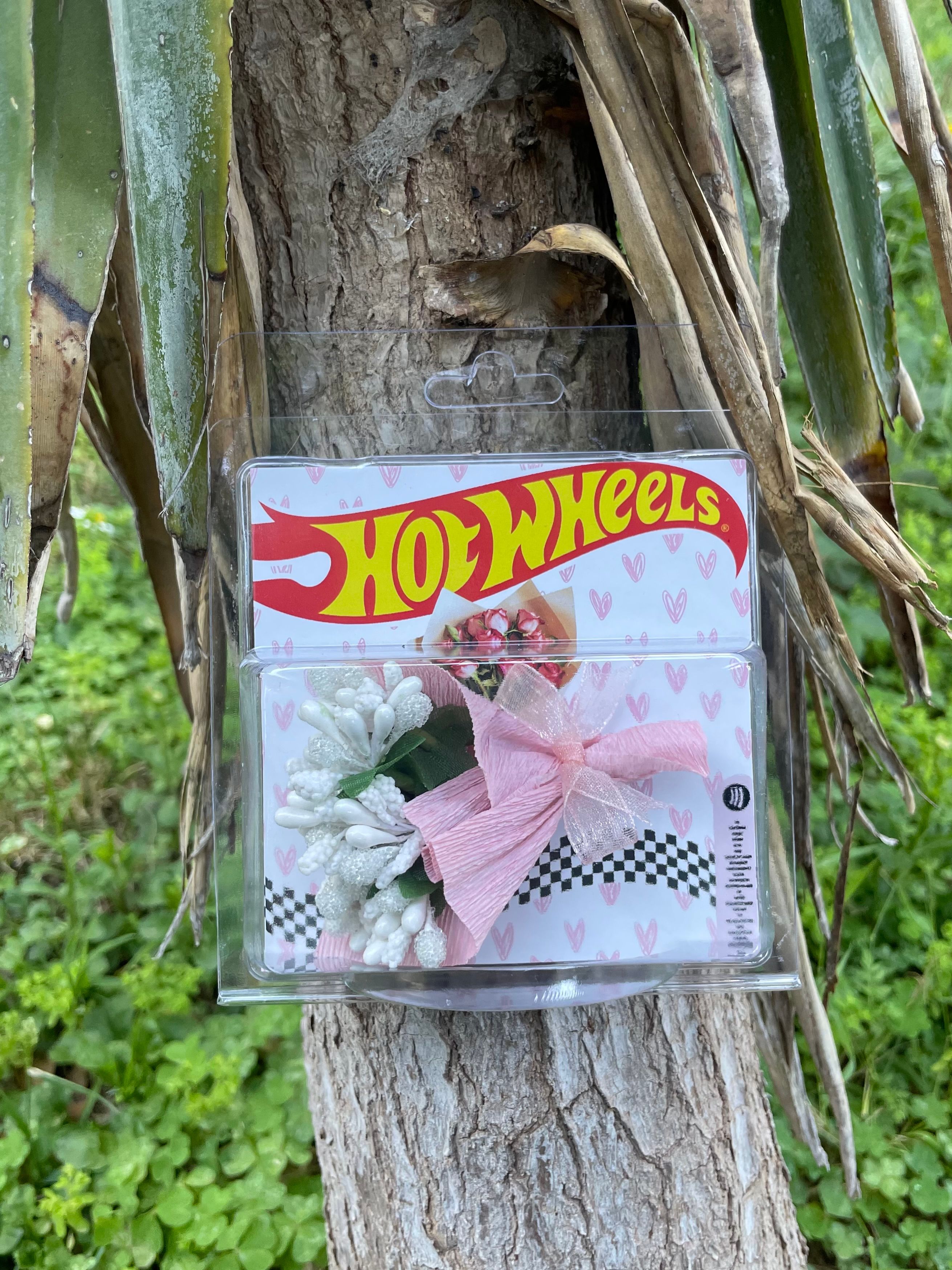 HOTWHEELS Mavi Mini Çiçek Buketi 009