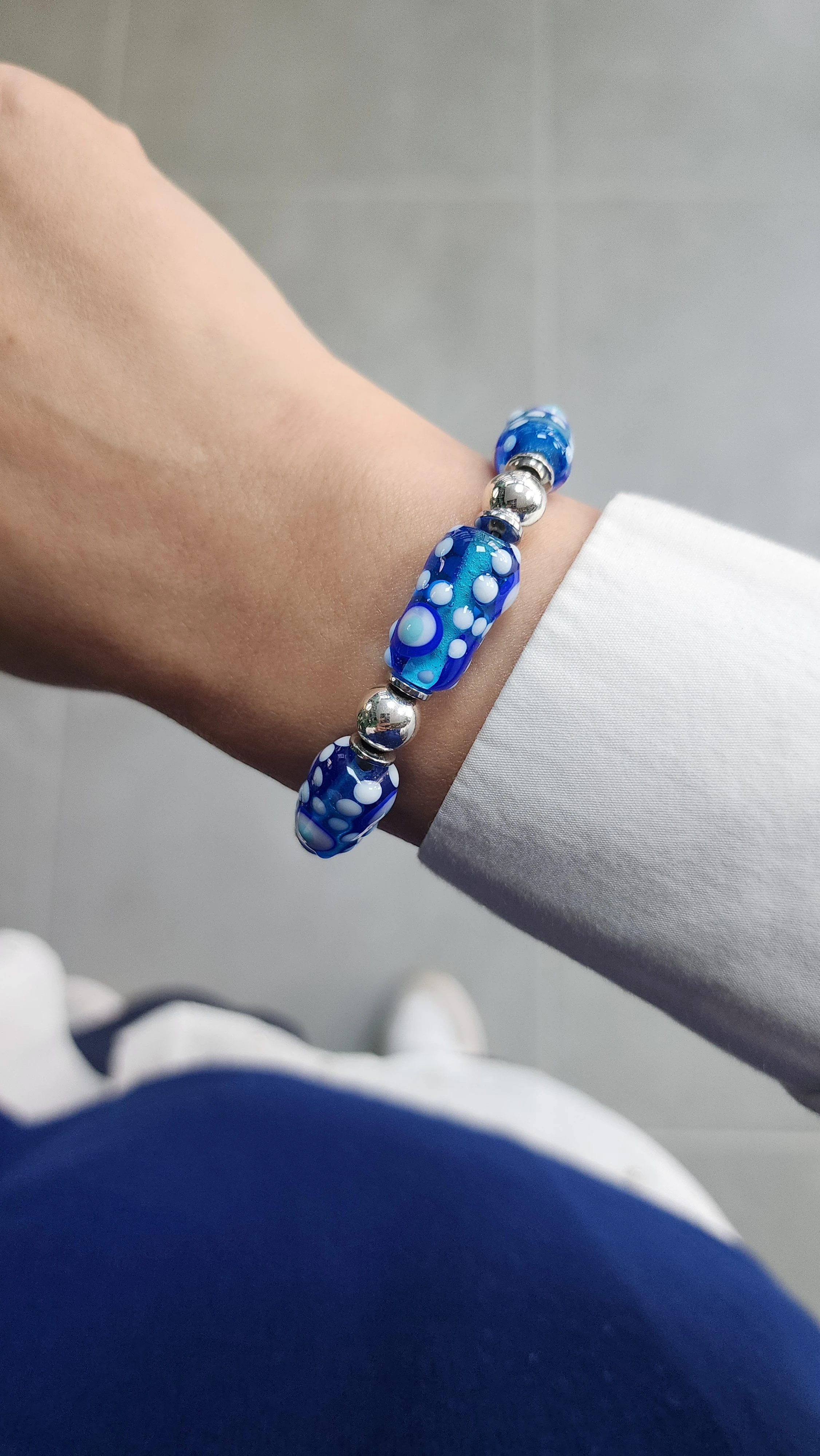 Etnik Desen Cam Bileklik