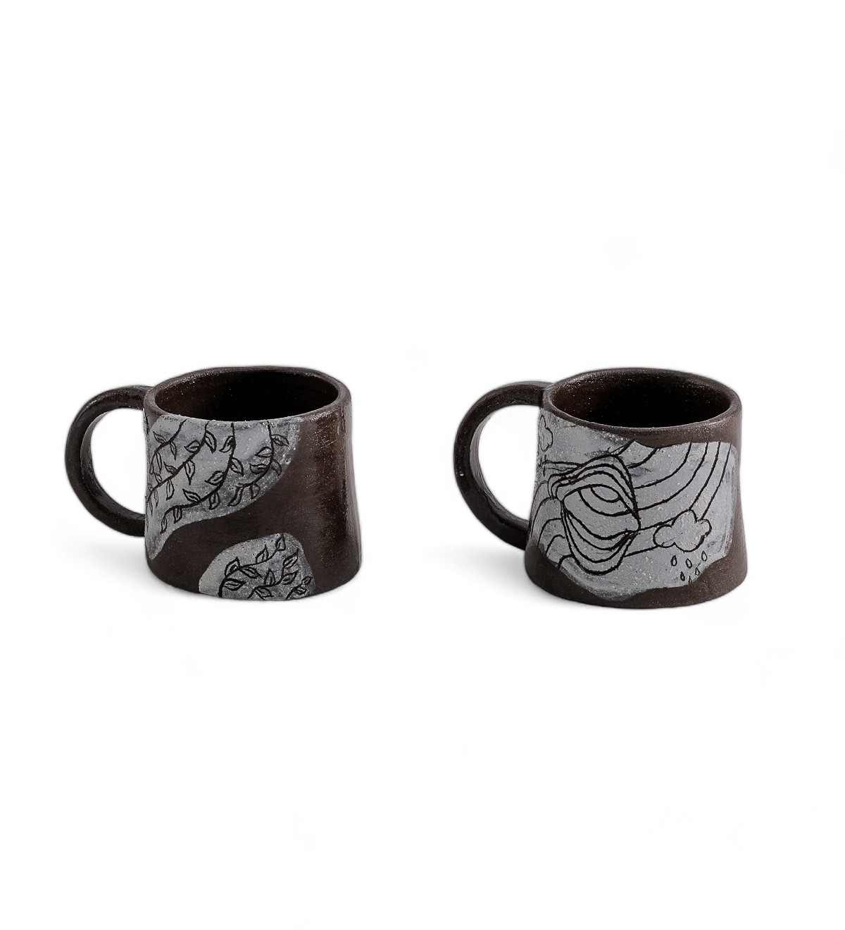 Stoneware İkili Espresso Fincanı