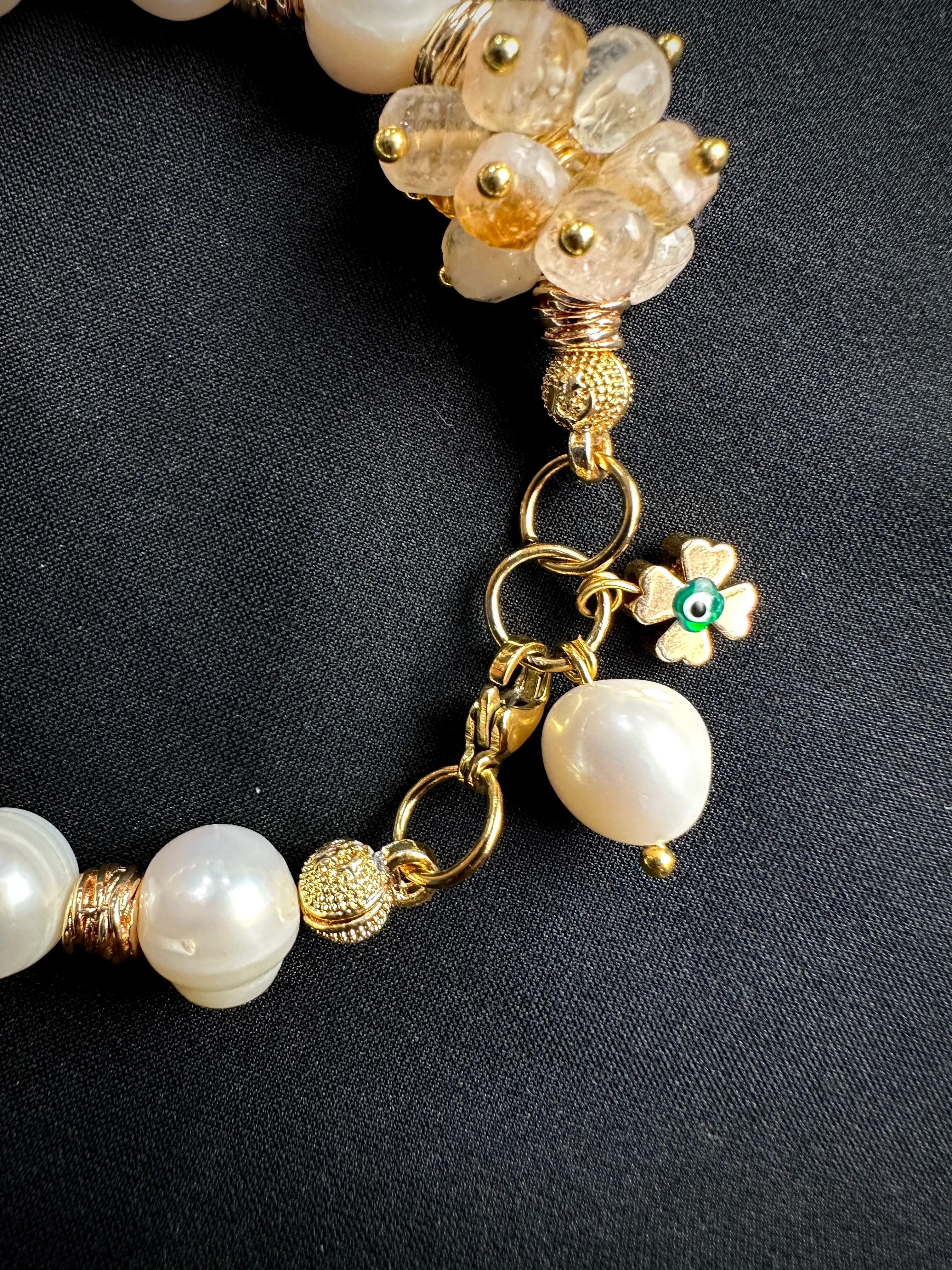 Sitrin ve İnci Bileklik