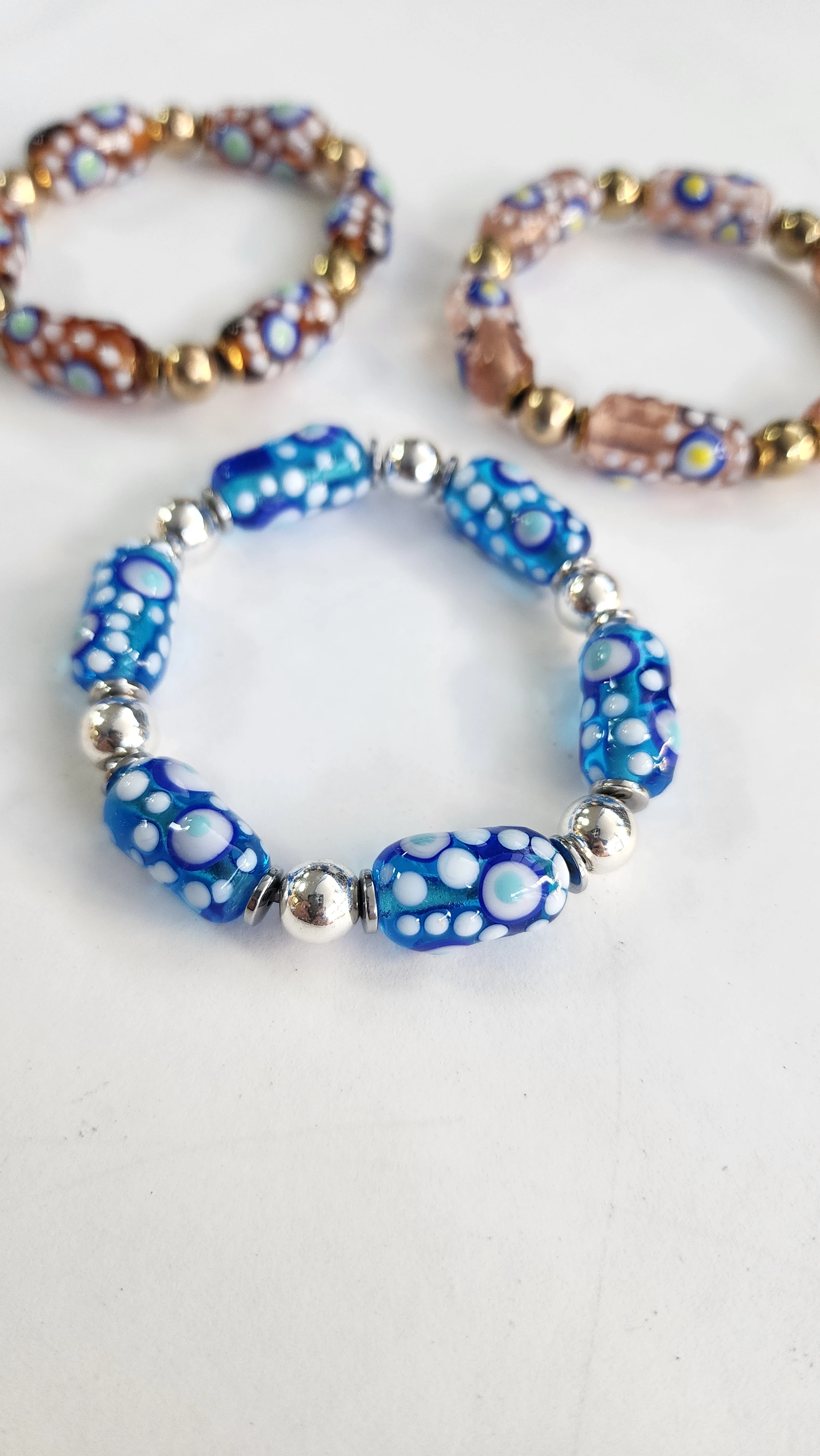 Etnik Desen Cam Bileklik