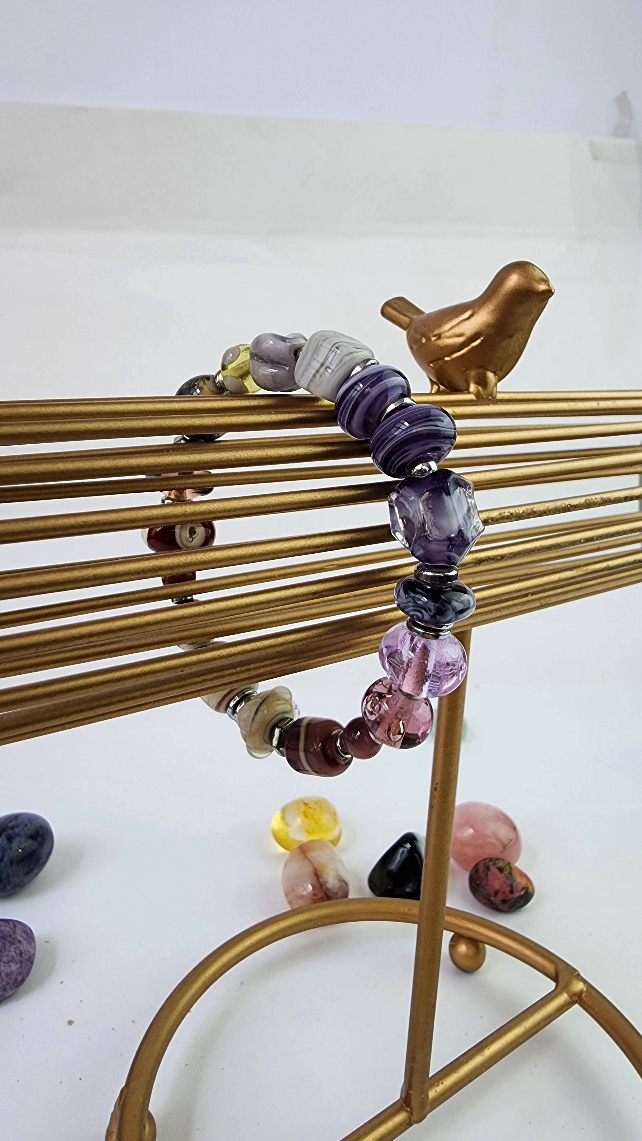 Karma Renk Cam Bileklik