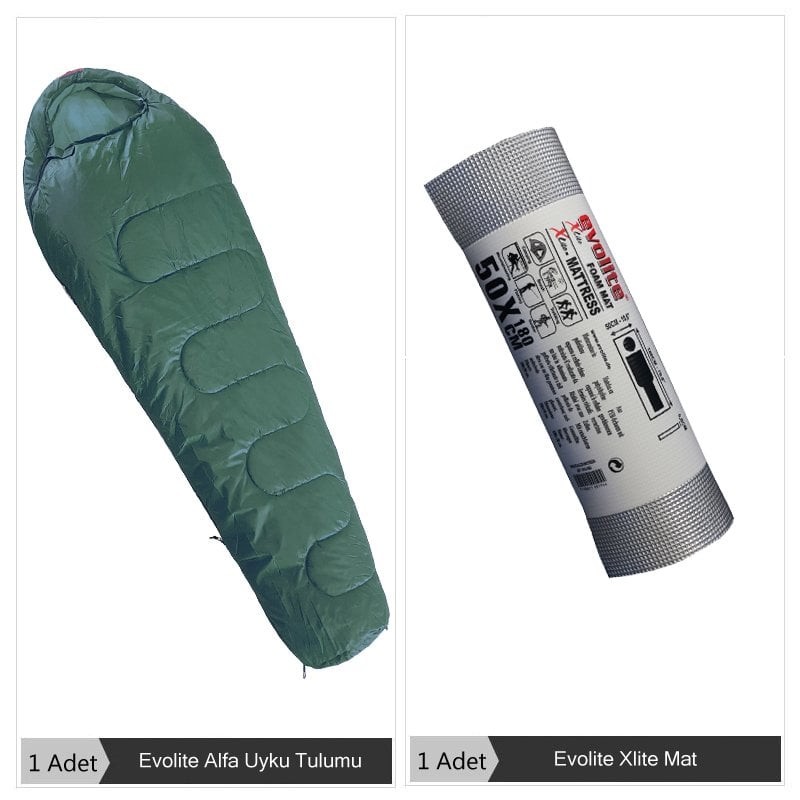 Evolite Sleeping Bag Mat Set - Khaki