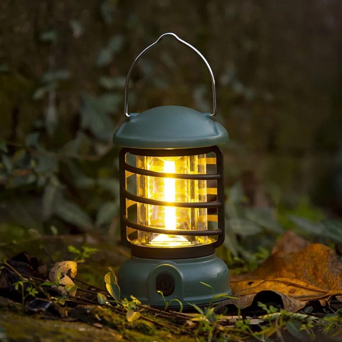 Madfox Vintage Glamping Kamp Lambası 1200mAh 18650 300 Lümen