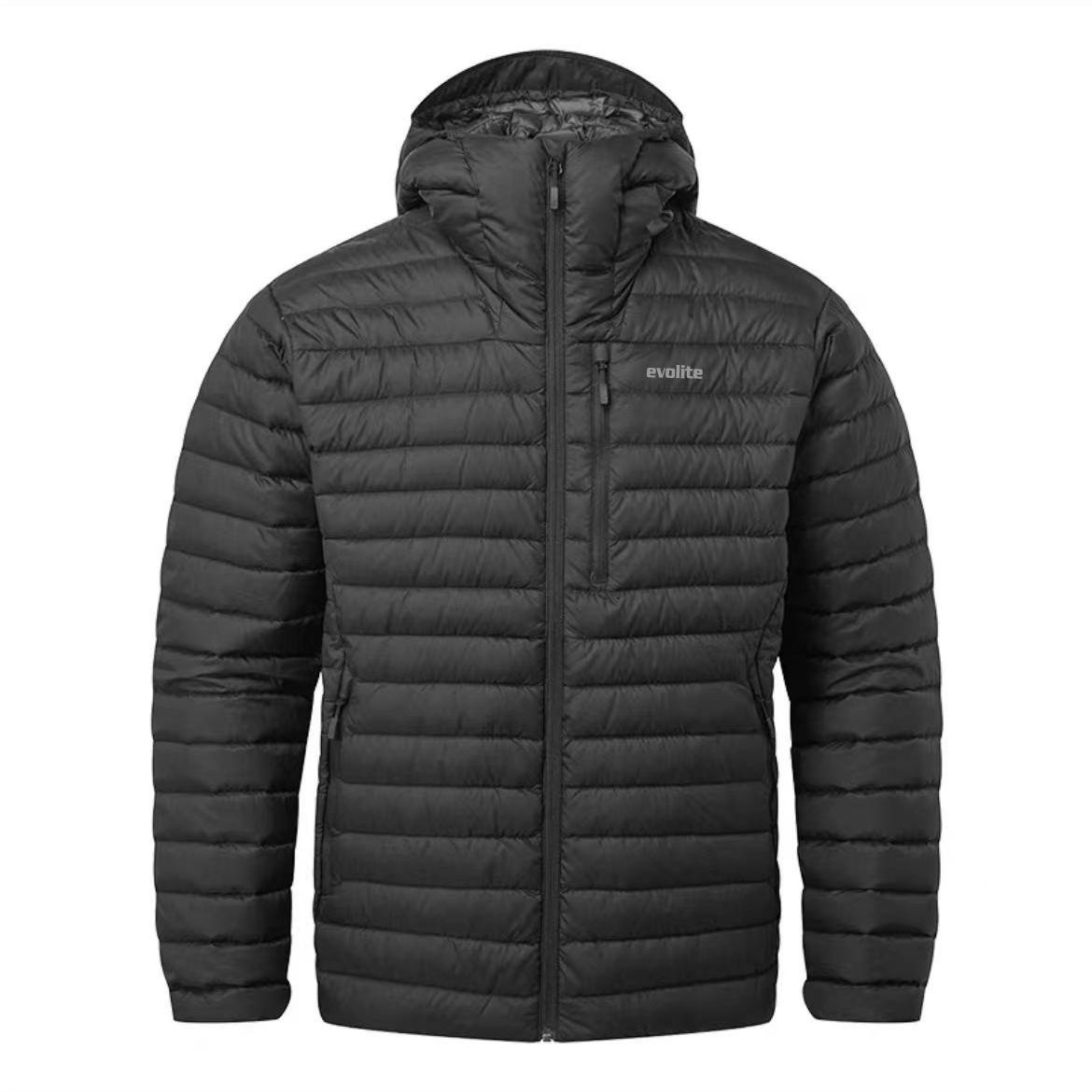 Evolite DownTouch Men's Goose Down Coat - Black