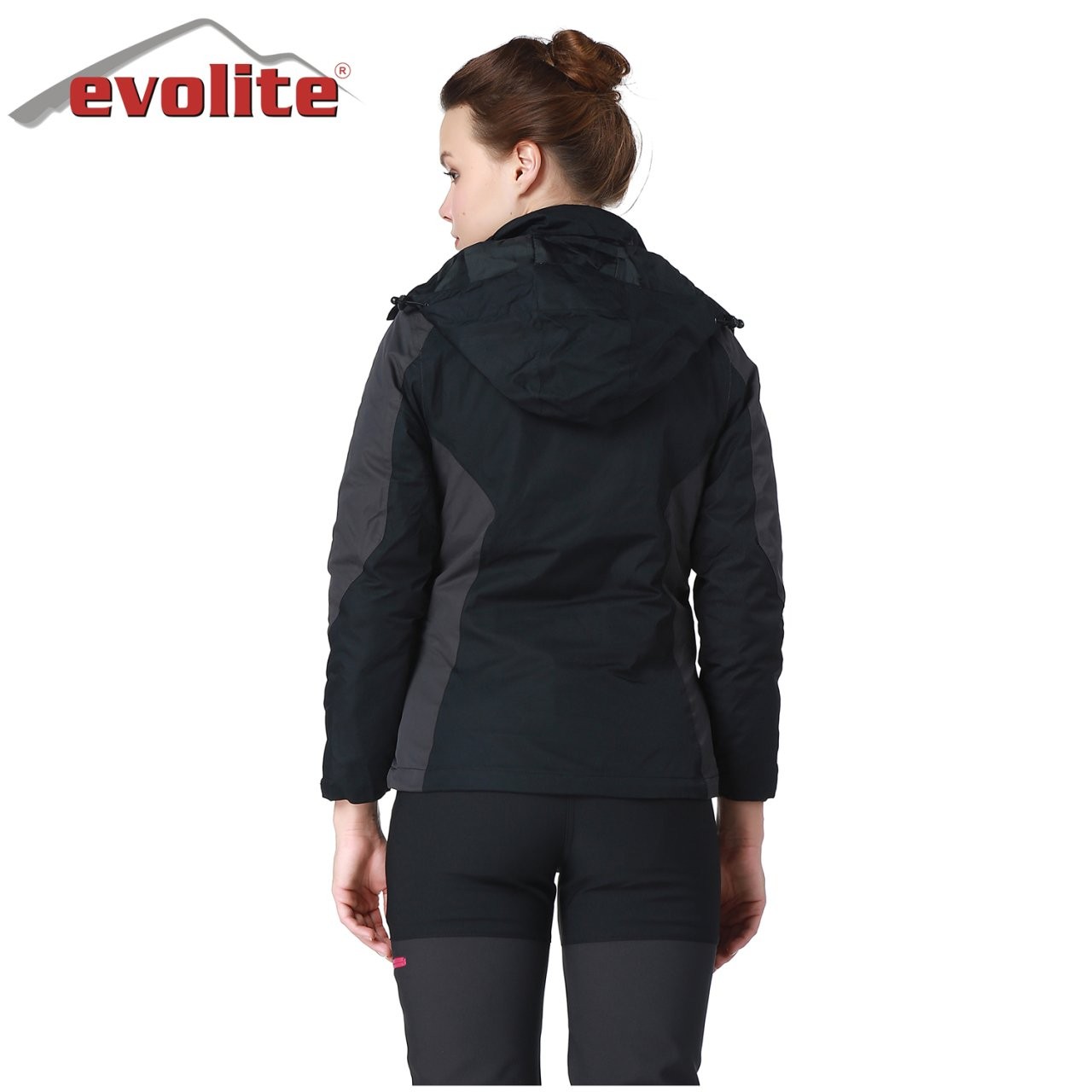 Evolite Diva Women's 3in1 Grey/Black Coat