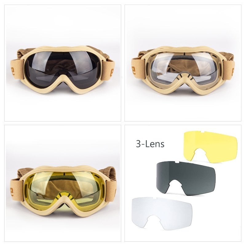 Evolite Ballistik Protector Goggle - Coyote MIL-PRF