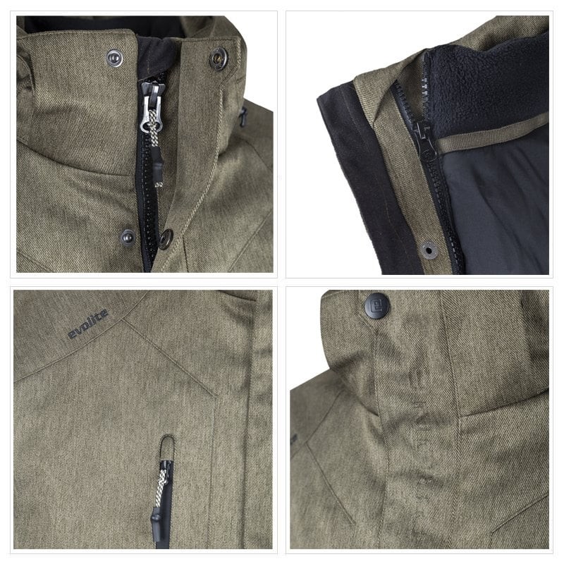 Evolite Prone 3in1 Men's Coat - Khaki