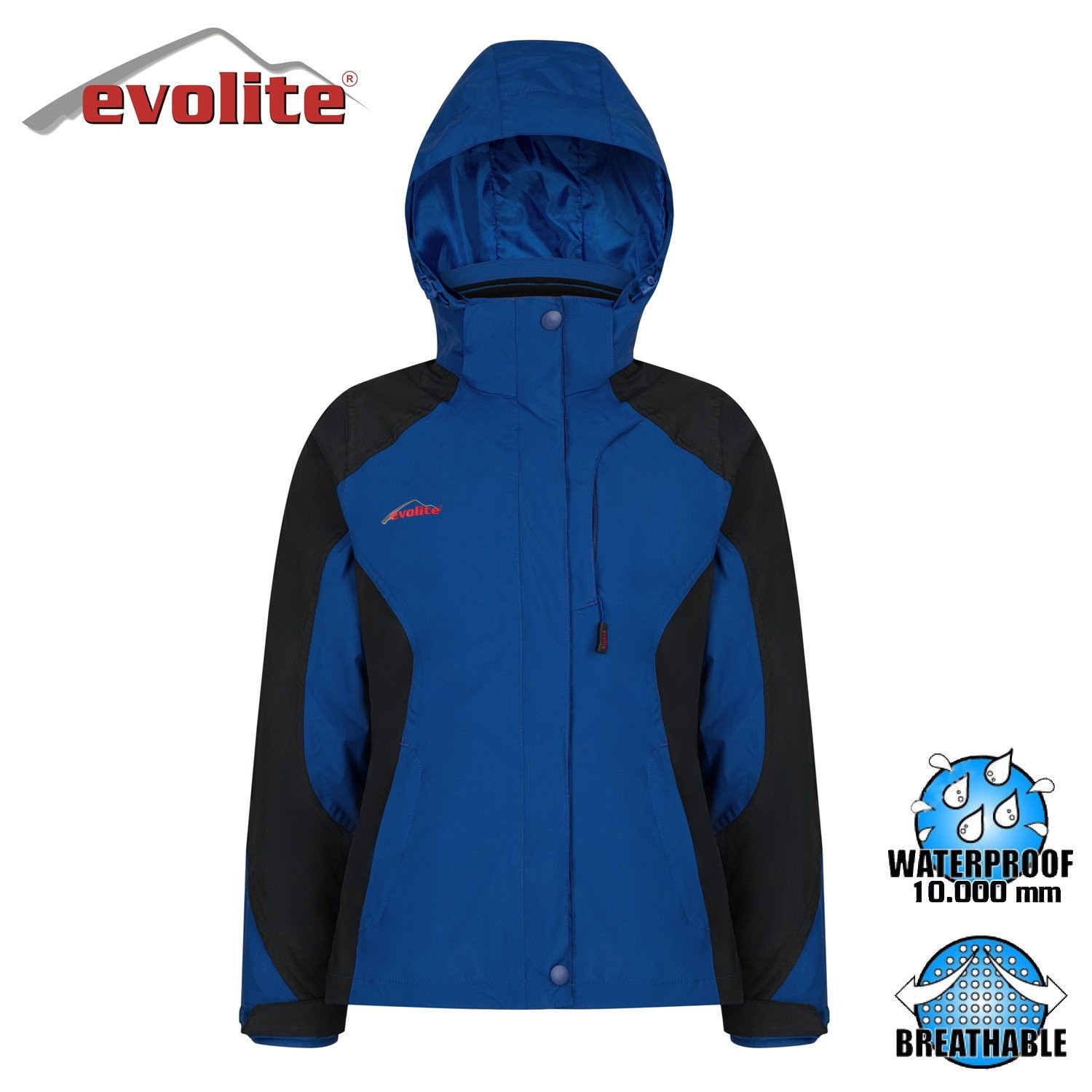 Evolite Diva Women's 3in1 Blue/Black Coat