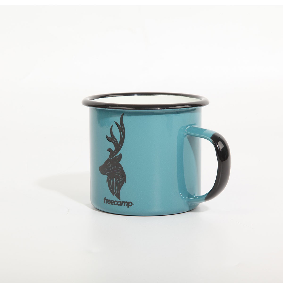 FreeCamp Campers Emaye Mug 350ml-MAVİ
