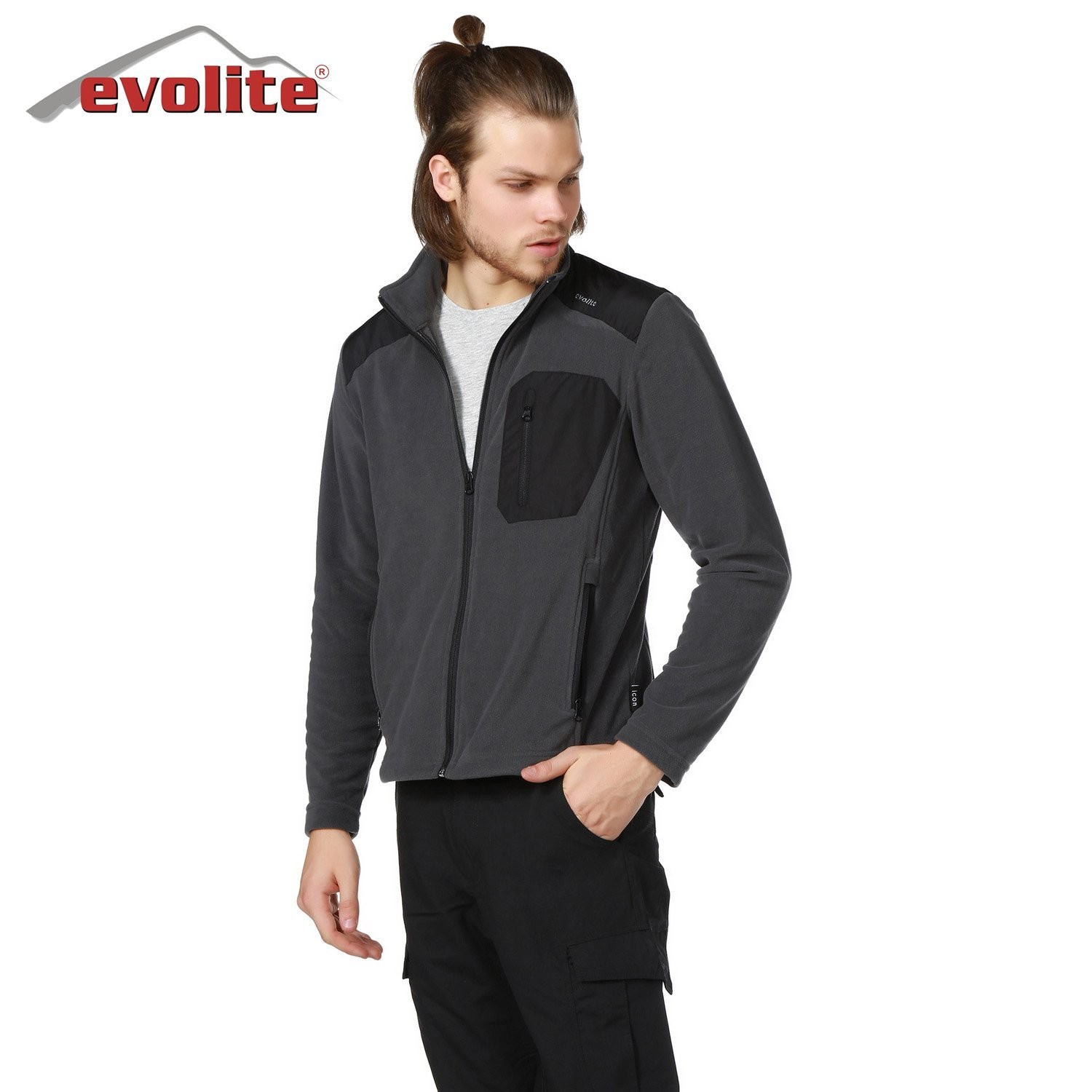 Evolite Icon Unisex Polar Coat-Grey