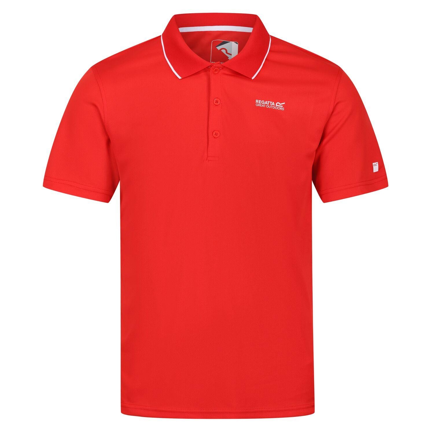 Regatta Maverik V Polo Yaka Erkek T-Shirt-KIRMIZI