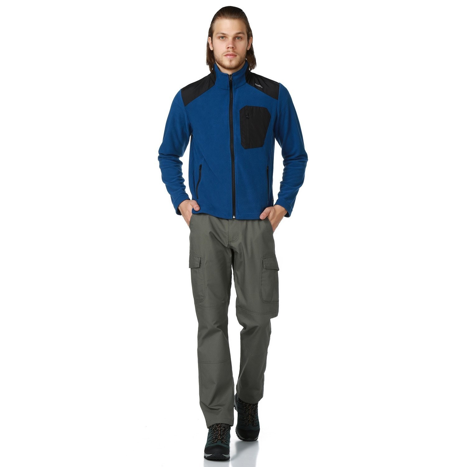 Evolite Icon Unisex Polar Coat-Blue