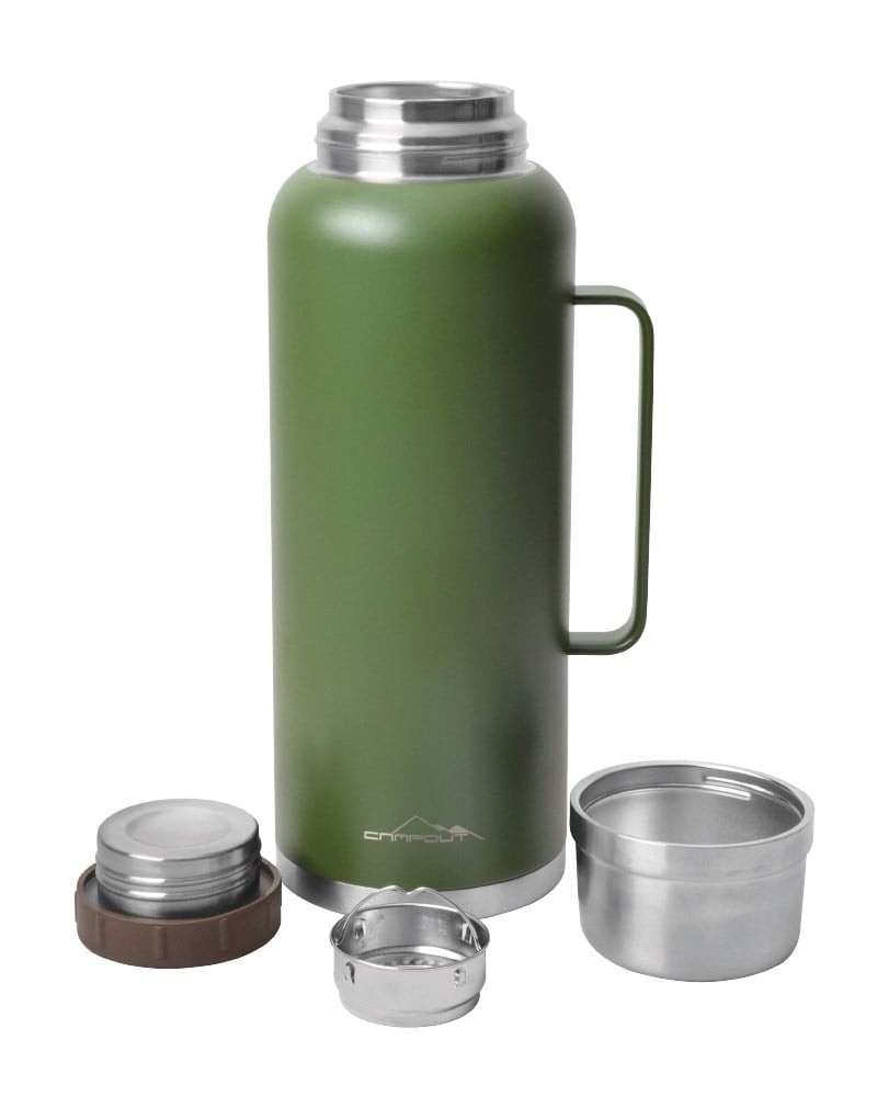 CAMPOUT ÇİFT KATMANLI TERMOS YEŞİL 2600 ML