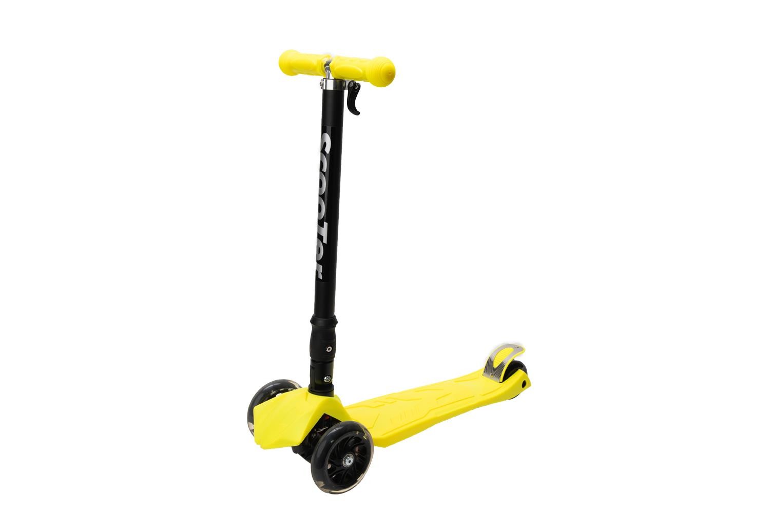 Xslide Işıklı Tekerlekli Scooter-SARI