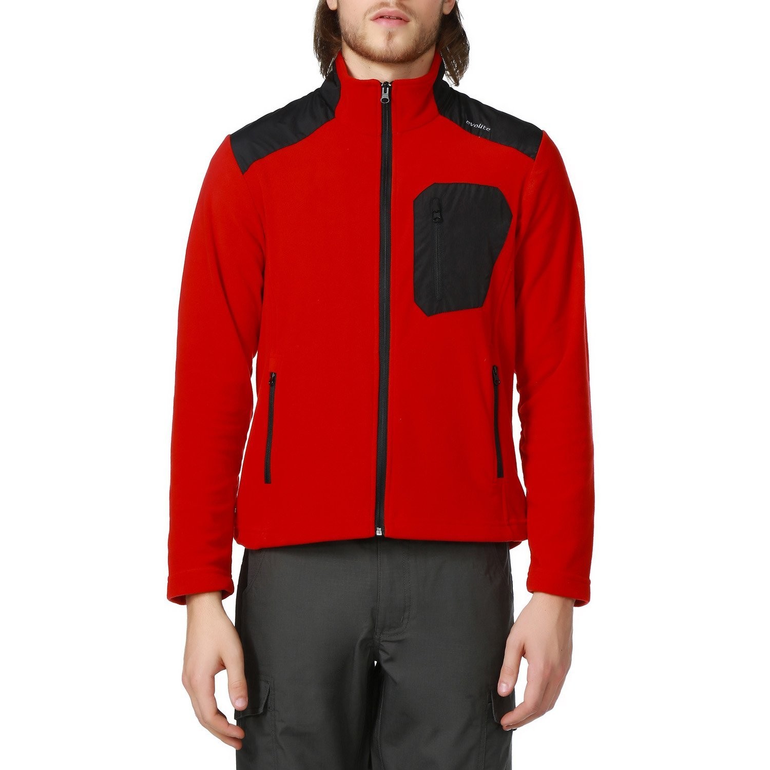 Evolite Icon Unisex Polar Coat-Red