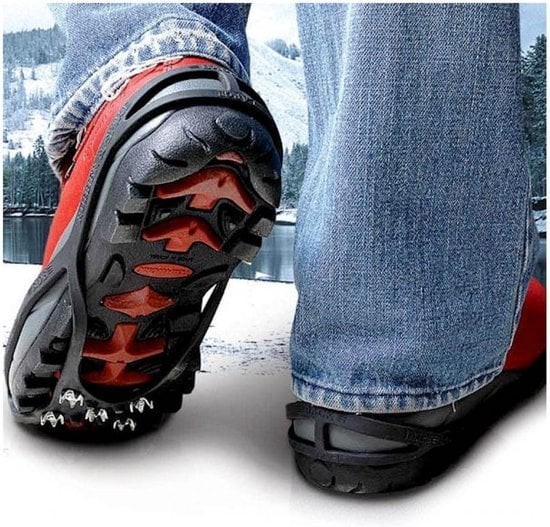 Evolite Icewalker Non-Slip Shoe Pad on Snow