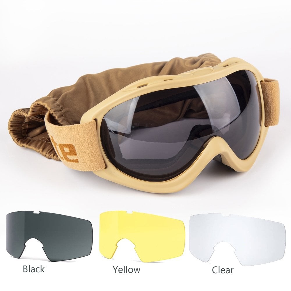 Evolite Ballistic Protector Goggle - Coyote MIL-PRF